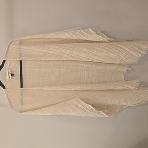 Universal Thread Cream Coverup Raw Edge 100% Cotton